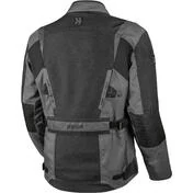 Motorcycle Jacket In Hevik Touring STELVIO LIMITED Triple Layer Black Gray Fabric