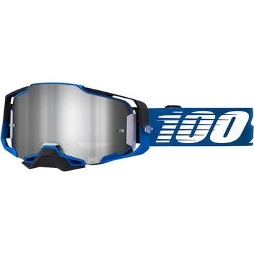 Off Road маска 100% Armega Rockchuck Mirror Lens Синий
