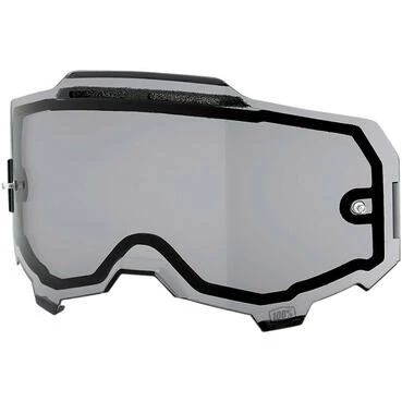 100% Armega Vented Dual Pane Lens Smoke Черный