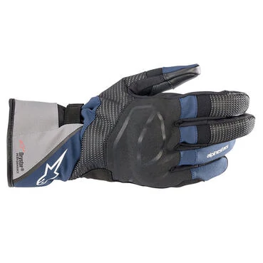 Alpinestars Andes V3 Drystar мотоперчатки Black Blue Синий