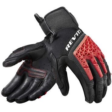Rev'it SAND 4 Touring Motorcycle мотоперчатки Black Red
