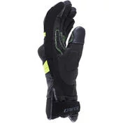 Dainese FULMINE D-DRY Motorcycle Gloves Fluo Black Yellow Dark Grey