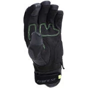 Dainese FULMINE D-DRY Motorcycle Gloves Fluo Black Yellow Dark Grey