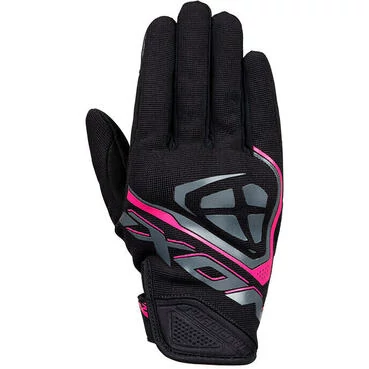 Ixon HURRICANE L Black Pink Women's Summer Motorcycle мотоперчатки