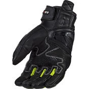 Ls2 Spark 2 CE Black Yellow Summer Leather Motorcycle Gloves