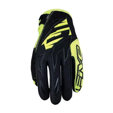 Five Mxf3 мотоперчатки Black Yellow Желтый