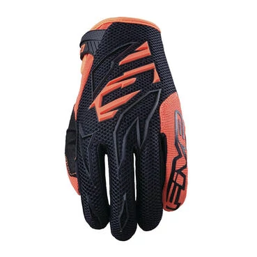 Five Mxf3 мотоперчатки Black Orange Fluo Оранжевый