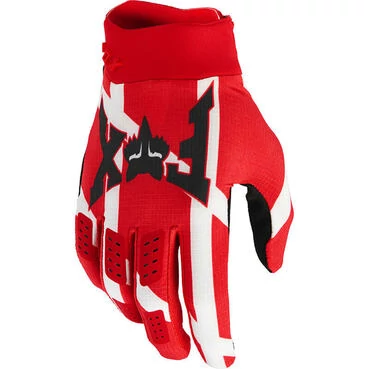 Fox Flexair Celz Le мотоперчатки Red Fluo Красный