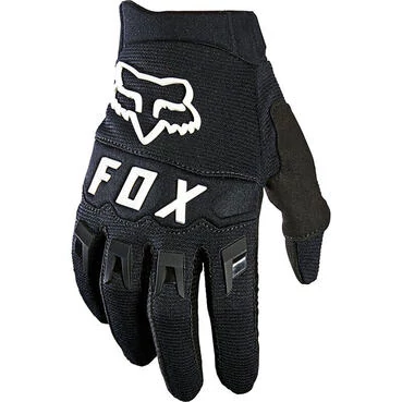 Fox Dirtpaw Youth мотоперчатки Black White Черный