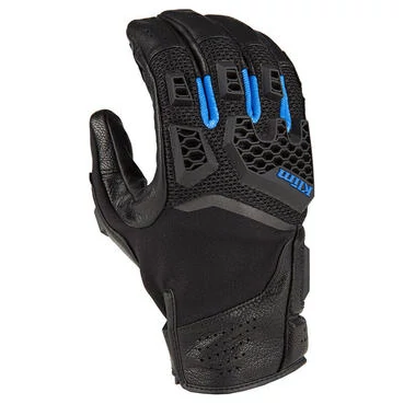 Klim Baja S4 мотоперчатки Black Kinetik Blue Синий