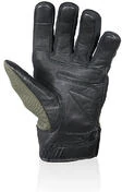 Motorcycle Gloves Leather and Fabric Summer Harisson Marshall Tissue Green Khaki