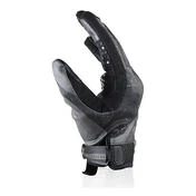 Summer Motorcycle Gloves In Harisson Score Fabric Black Gray