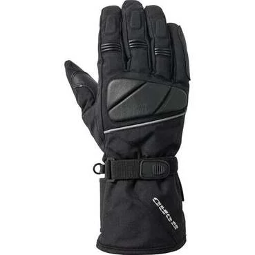 Tour Ladies leather/textile glove 2.0 long Black