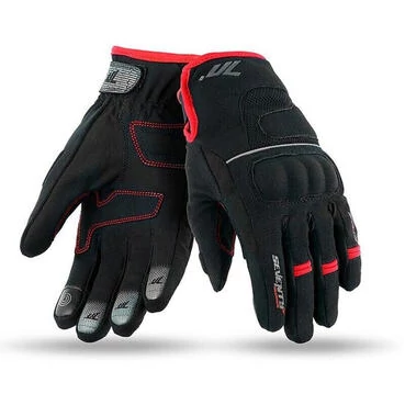 Seventy C43 CE WP Black Red Winter Motorcycle мотоперчатки