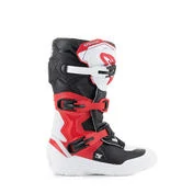 Alpinestars TECH 3S YOUTH Child Cross Enduro Motorcycle Boots White Black White Red