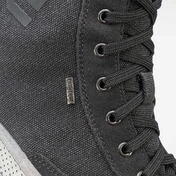 Technical motorcycle shoes Eleveit Antibes Wp black canvas