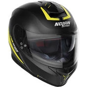 Integral Motorcycle Helmet Nolan N80.8 STAPLE N-Com 055 Matt Black Yellow