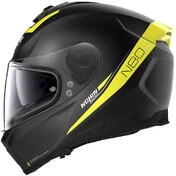 Integral Motorcycle Helmet Nolan N80.8 STAPLE N-Com 055 Matt Black Yellow