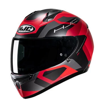 Hjc C10 Tins Мотошлем Black Red Красный