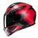 Hjc C10 Tins Helmet Black Red Красный