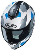 Integral Motorcycle Helmet HJC C70 Double Visor Valon MC5SF Black Gray
