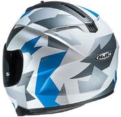 Integral Motorcycle Helmet HJC C70 Double Visor Valon MC5SF Black Gray