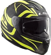 Full HD LS2 FF320 Moto Helmet Evo JINK Black Yellow Fluo Opaque