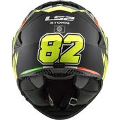 Full Face Motorcycle Helmet Ls2 FF800 STORM Replica NEPA Yellow Fluo Black