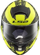 Integral Moto Helmet Ls2 FF397 Vector Sign Black Opal Yellow