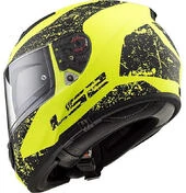 Integral Moto Helmet Ls2 FF397 Vector Sign Black Opal Yellow