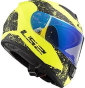 Integral Moto Helmet Ls2 FF397 Vector Sign Black Opal Yellow