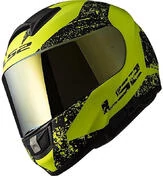 Integral Moto Helmet Ls2 FF397 Vector Sign Black Opal Yellow
