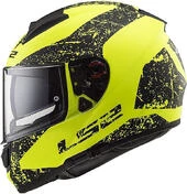 Integral Moto Helmet Ls2 FF397 Vector Sign Black Opal Yellow