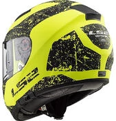Integral Moto Helmet Ls2 FF397 Vector Sign Black Opal Yellow