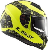Integral Moto Helmet Ls2 FF397 Vector Sign Black Opal Yellow