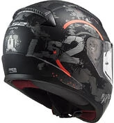 Full Face Helmet Moto Ls2 FF353 RAPID Chrome Black Matt Yellow Fluo