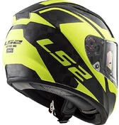 Carbon Integral Helmet Ls2 FF397 Vector C Shine Hi-V Yellow Fluo