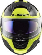 Carbon Integral Helmet Ls2 FF397 Vector C Shine Hi-V Yellow Fluo
