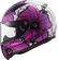 Integral Motorcycle Helmet LS2 FF353 RAPID Poppies Pink