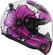 Integral Motorcycle Helmet LS2 FF353 RAPID Poppies Pink