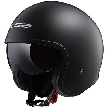 Ls2 Of599 Spitfire Solid Black Matt Черный