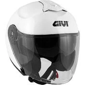 Motorcycle Helmet Jet Givi X.22 Planet Single Color Double White Visor