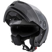 Modular Motorcycle Мотошлем P / J Givi X.20 EXPEDITION Solid Glossy Anthracite