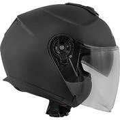 Motorcycle Helmet Jet Givi X.22 Planet Single Color Double Visor Matt Black