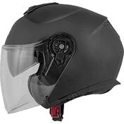 Motorcycle Helmet Jet Givi X.22 Planet Single Color Double Visor Matt Black