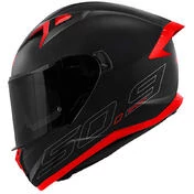 Integral Motorcycle Helmet Givi 50.9 SOLID Black Silver Red