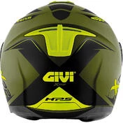 Motorcycle Helmet Jet Givi X.22 Planet Hyper Green Black Yellow Double Visor