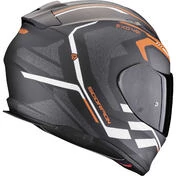 Scorpion EXO 491 KRIPTA Full Face Motorcycle Helmet Black Orange White
