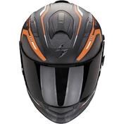 Scorpion EXO 491 KRIPTA Full Face Motorcycle Helmet Black Orange White