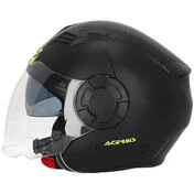 Motorcycle Helmet Jet Acerbis Vento 2206 Double Black Visor